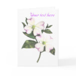 Dogwood1, customizable card