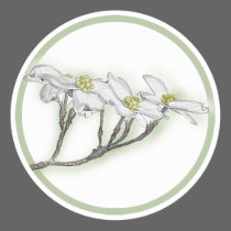 Dogwood Blooms stickers