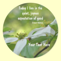 Dogwood Flower Goodness Inspirational Sticker stickers