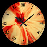 Dogwood Orange wall clocks