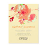 Dogwood/pink/peach/wedding Invitations postcards