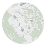Dogwoods in Springtime Round Stickers