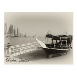 Doha Corniche dhow Post Card