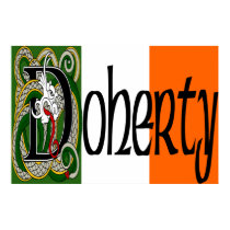 Doherty Celtic Dragon Print