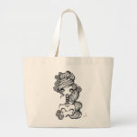 Doily Jumbo Tote bags