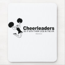 DOING IT - Cheerleaders do it with their legs in t mousepads