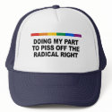 Doing my part to piss off the radical right hats by gay_pride Doing my part to piss off the radical right hats