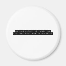 Doing Nothing Magnets