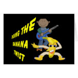 Doing the banana twist greeting card