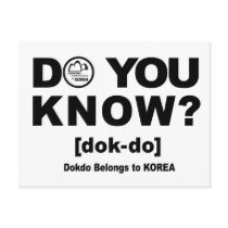 Dokdo Post Card