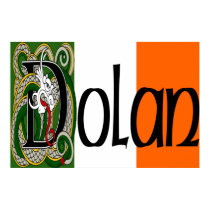 Dolan Celtic Dragon Print by irishcountry Dolan Celtic Dragon Print