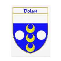Dolan Coat of Arms/Family Crest postcards