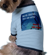 "Doleful Creatures, Owls and Satyrs" pet clothing