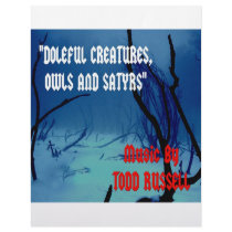 "Doleful Creatures, Owls and Satyrs" Letterhead Template