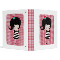Doll fairy cake gingham red sweetest recipe binder by Rupydetequila Doll fairy cake gingham red sweetest recipe binder