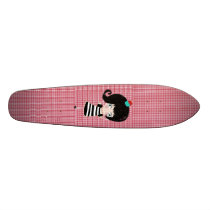 Doll fairycake delicious girl gingham skateboard