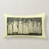 Doll & Girls Slumber Party early 1900's  Pillow