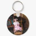 Doll in Carriage keychain