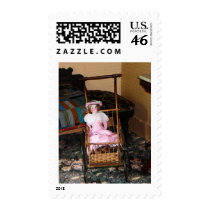 Doll in Carriage Postage Stamp