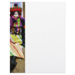 Doll in Colorful Outfil Letterhead Design