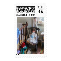 Doll in Nursery stamps