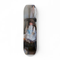 Doll in Nursery skateboards