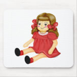 Doll in Red Mouse Mats