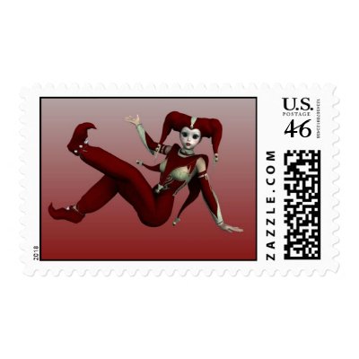 Doll in Red (Stamps) by SophiaDeer