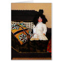 Doll on Couch card