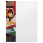 Doll on Red Chair Customized Letterhead