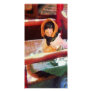 Doll on Red Chair Personalized Photo Card