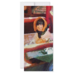 Doll on Red Chair Personalized Rack Card