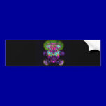 doll-with-green-hair abstract random fractal digit bumper stickers