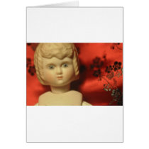 doll with satin background cards