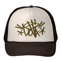 DOLLA brown tag hat