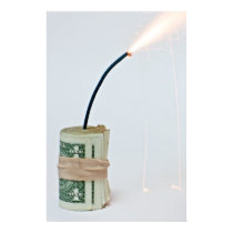Dollar Bomb (closeup) posters