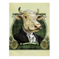 Dollar Cow Postcard