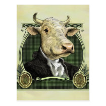 Dollar Cow Postcard postcards
