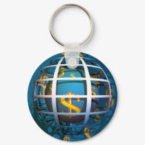 Dollar Globe keychains