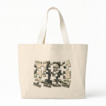 Dollar Puzzle Bag