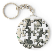 Dollar Puzzle Key Chains