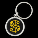 Dollar Sign - Amber keychains