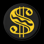 Dollar Sign - Amber magnets