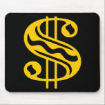 Dollar Sign - Amber mousepads