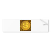 dollar sign bumper stickers