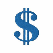 Dollar Sign embroidered shirts by ZazzleEmbroidery Dollar Sign embroidered shirts