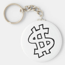 Dollar Sign Key Chains