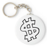 Dollar Sign Key Chain