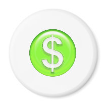 dollar  sign magnets