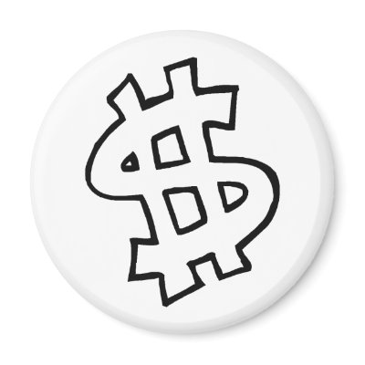 Dollar Sign Magnets by CelebrationZazzle